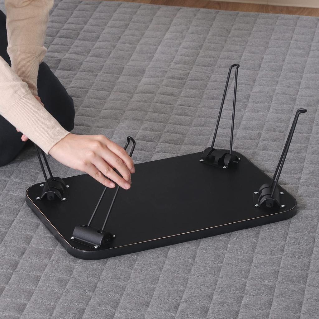 Fuji Boeki Folding Small Coffee Rounded Outdoor Picnic 45cm Wide x 30cm Deep x 19cm Fully Product Number 14422 Table, Table, Mini, Corners, Table,