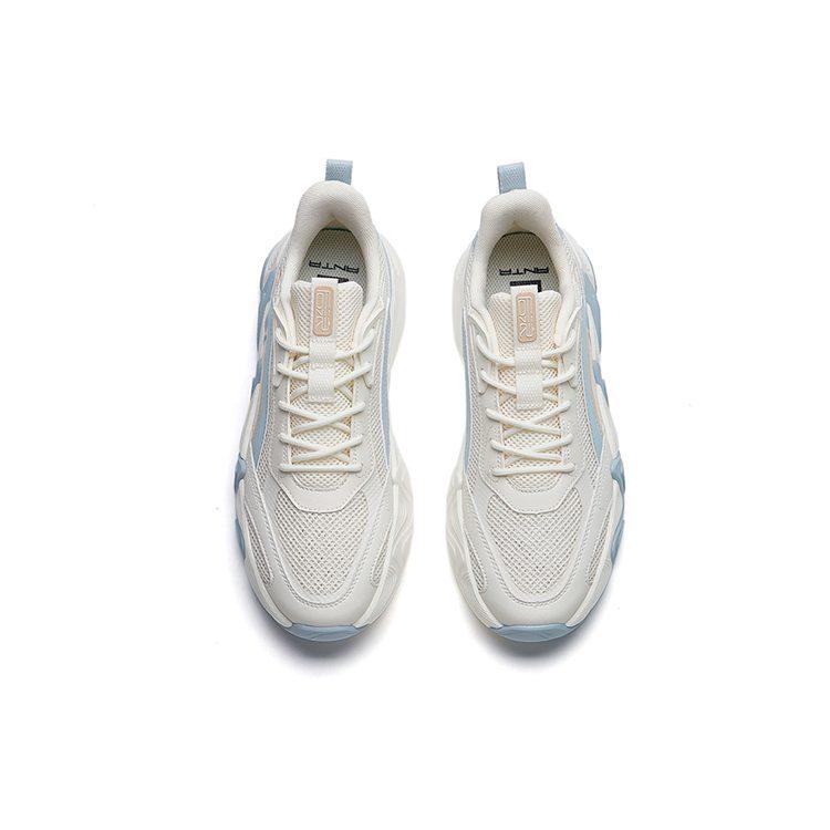 Anta Life Collection Cushioning, Wear Resistant Low Top Casual Shoes Women's Gray Blue 122228051-1