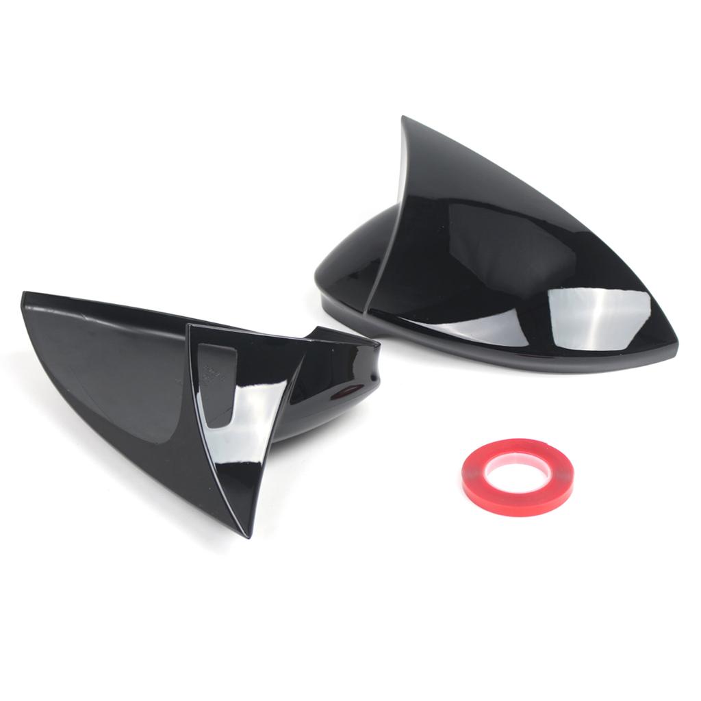 1 Pair Rearview Mirror Covers Replacement for VW Golf 8 2020 2024, 5H0857537, 5H0857538, 5H1857507, 5H1857508
