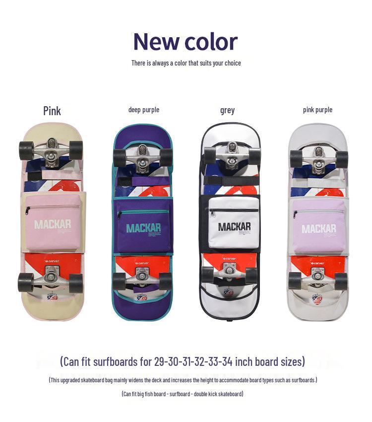 2023 Lightweight Electric Skateboard and Surfboard Backpack Cover