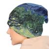 Strickmütze, Olivenbäume in einer bergigen Landschaft, modische Beanie-Kappen für Unisex-Frauen, Vincent Van Gogh, Skullies, Mützen, Skimützen