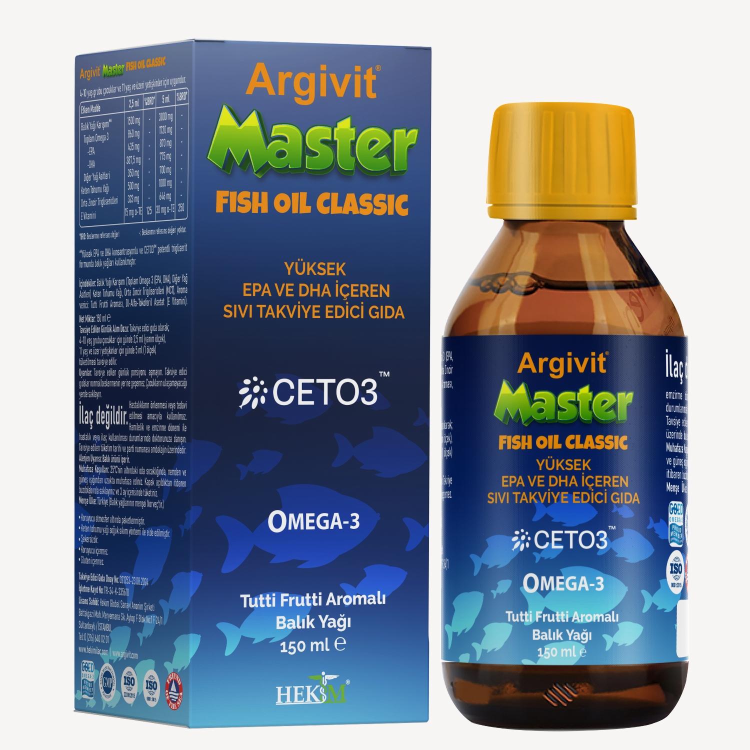 

Argivit Master Fishoil Classic 150ml