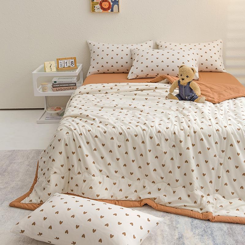 Sleeping Grid A-Class Light Oxygen Cotton Soybean Summer Blanket