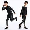 Kids' Quick-Dry Sports Compression Set: Summer Thin Long Sleeve and Pants
