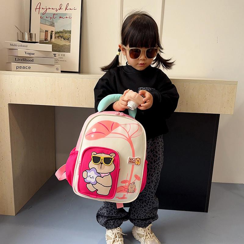 Kinder Cartoon Tier Rucksack Für Vorschulkinder Mit Atmungsaktivem Nylon Und Luftpolster Riemen Für Den Schulgebrauch