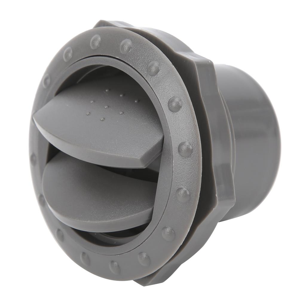Car Air Conditioner Outlet Vent Trim Knob Style Round Maintenance for RVs Buses BoatsGray