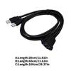 Speed USB3.0 Extension Cable USB3.0 Double Port Data Cable for Efficient Device Connectivity Fast Data Transmission