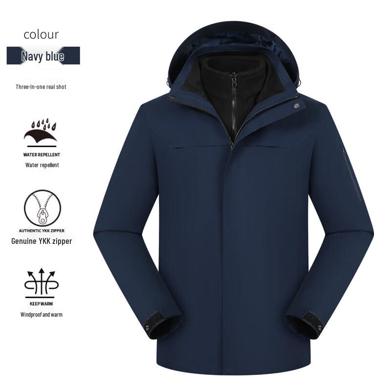 BOLOLANZHI Men s Fleece-Lined Jacket S