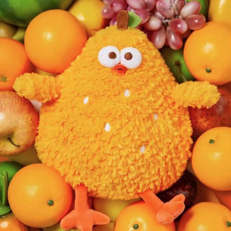 Duddun Chicken Plush Toy Cute Feather Filling For Kids Bedroom Decor Gift