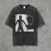 Maglietta Grafica Horror Manga Tomie Vintage Lavata Estetica Gotica Streetwear Unisex Oversize Estiva Cotone Anime T-shirt Abbigliamento