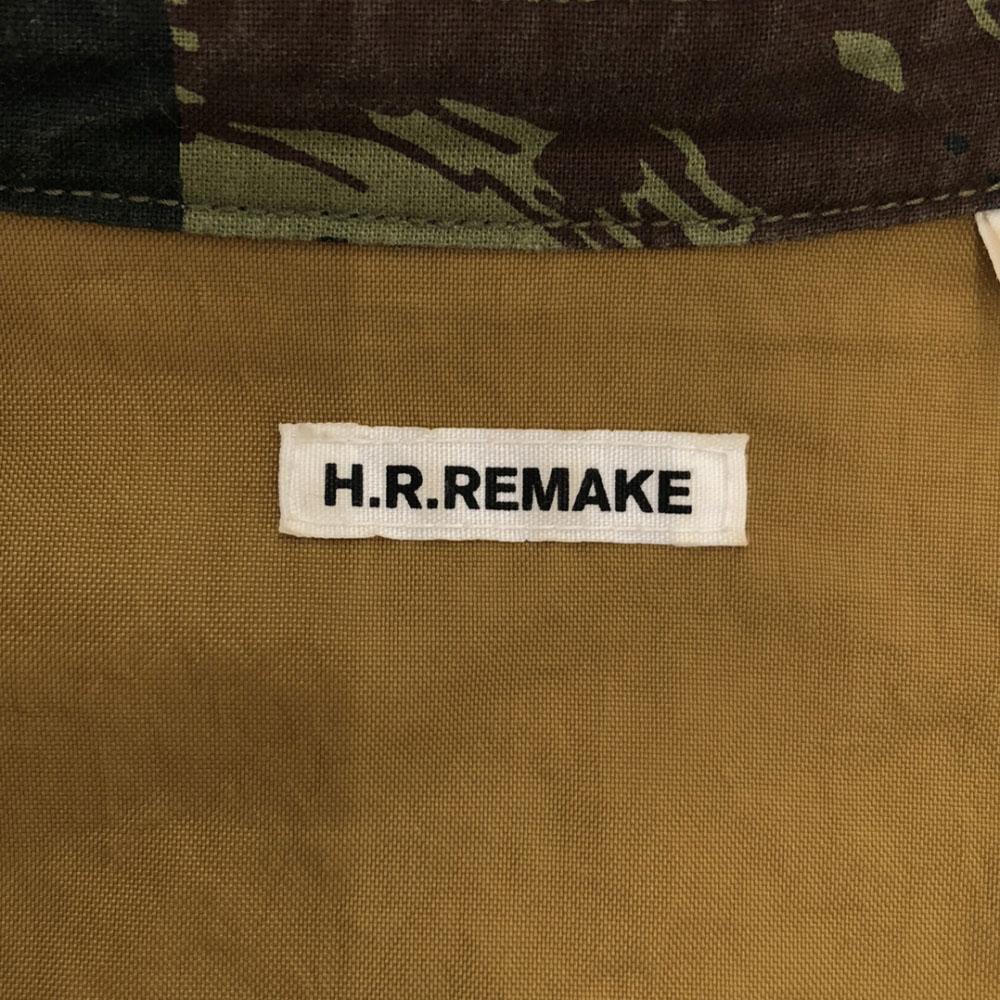 H.R.REMAKE Made In Japan Camouflage Camouflage Long Sleeve Military Shirt Women Used