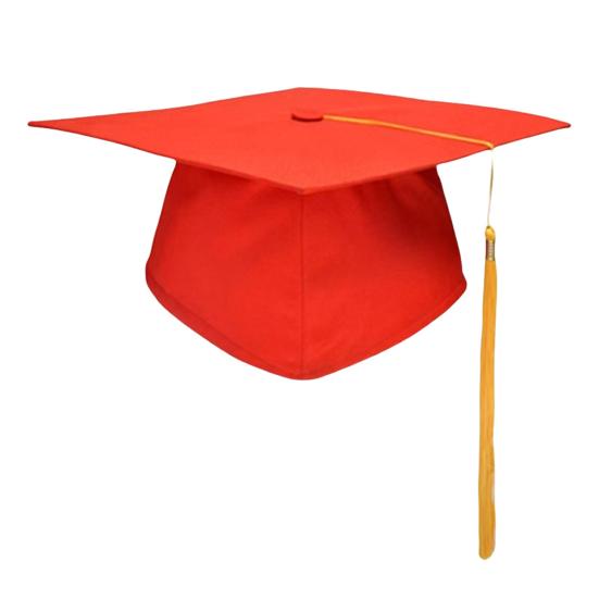 Absolventenhut mit Quaste, verstellbare Größe, leicht, matt, robust, für Abschlussfeiern und Partys