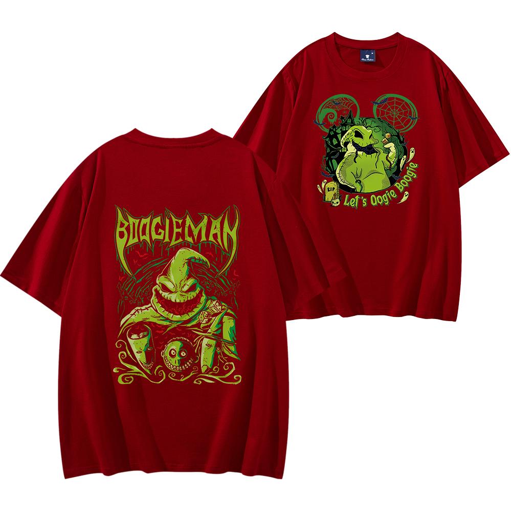 Boogie Man Shirt Halloween Boogie T-Shirt Nightmare Before Christmas Tops Oogie Boogie Shirt Family Halloween Party 2025 Tee