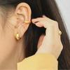 Chunky Big Hoop Earrings 925 Sterling Silver Jewelry Rhodium 18K Gold Plated Jewelry