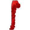 Solid Red Flower One Piece Swimsuit Luxury Women Swimwear Sexy Swim Suit Deep V Monokini Off Shoulder Bodysuit Bathingsuit