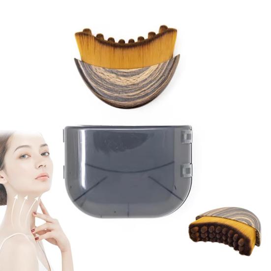 Lymphatic Contour Face Brush – Sculpting and Lymphatic Massage Tool for Facial Care