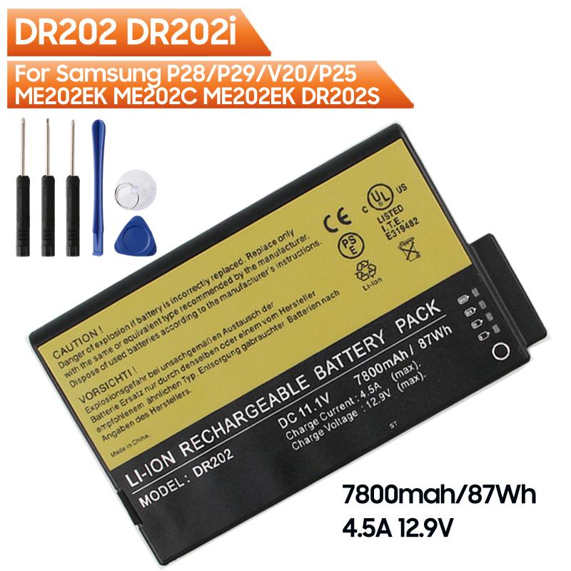 

Новая сменная батарея DR202 DR202i для Getac V100 V1010 V200 X500 ME202EK ME202C ME202EK DR202S Samsung P28 P29 V20 P25