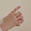 Trendy Personality Hip Hop Versatile Cross Woven Ring Women'S Simple Fashion Ring