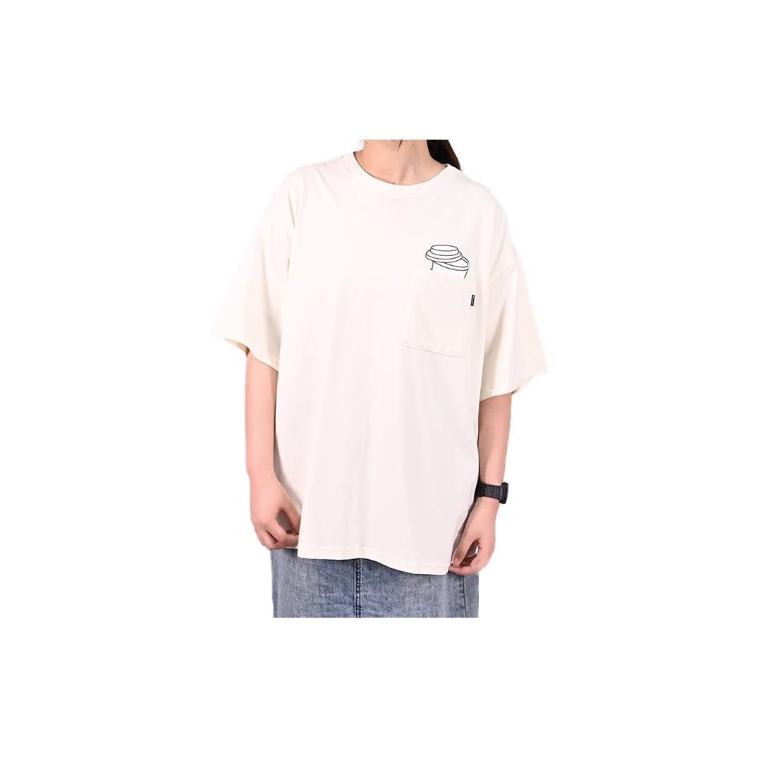 

Мужская дышащая футболка с коротким рукавом Converse белая 10026175-A02