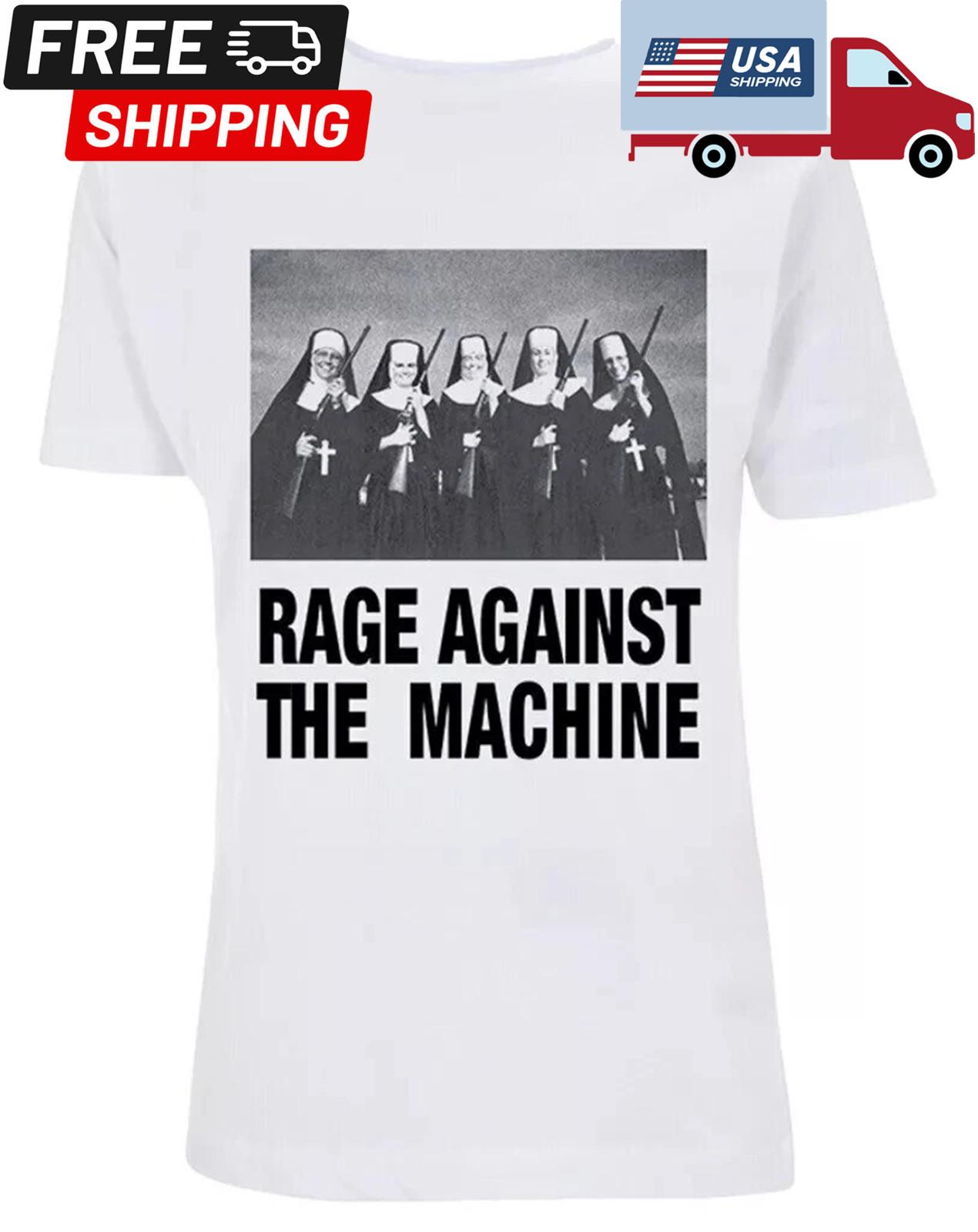 HOT! Rage Against The Machine Nuns And Guns T-Shirt, Size S to 5XL XXXL