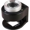 30X Vergrootglas USB Oplaadbaar 6 Lichten Draagbaar Metalen Oog Vergrootglas Naaien Vergrootglas voor Textiel Optisch Sieraden Gereedschap Munten minder