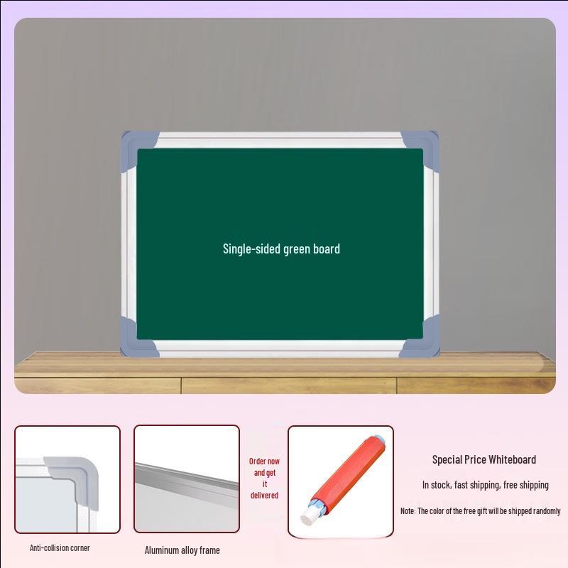 Wall-mounted Magnetic Double-sided Whiteboard