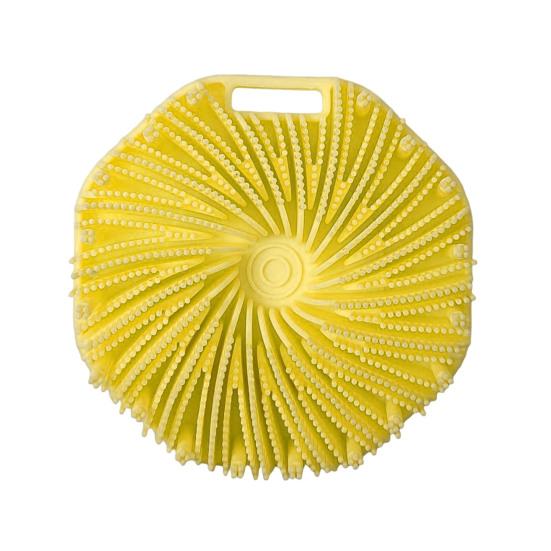 Bath Brush with Ultra-Soft Bristles Ergonomic Grip Hanging Design Rich Foam Exfoliating Body Brush Skin Cleansing Brush