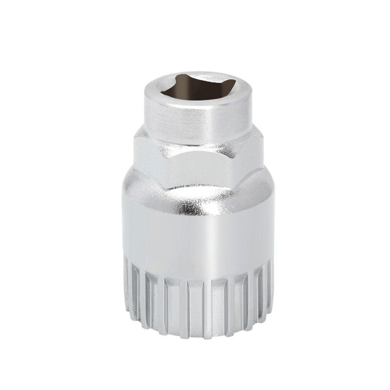 

Съемник каретки велосипеда Съемник каретки 20-зубчатый ключ Съемник шатунов горного велосипеда Аксессуары для ремонта каретки серебряный