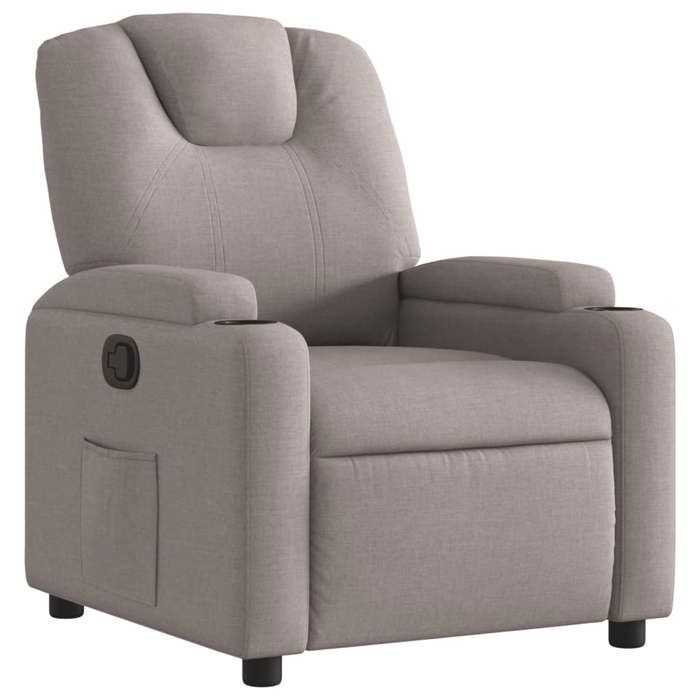 VidaXL Fauteuil Inclinable, Chaise de Relaxation avec Dossier, Siège avec Accoudoirs Rembourrés Salle de Séjour, Moderne, 372373