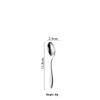 Helong Elegant 304 Stainless Steel Soup Spoon with Thickened Handle [Hand Polished]