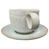 Ceramic Coffee Cup with Saucer
