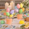 Simulated Eggs Easter Egg Tree Easter Day Easter Desktop Ornaments  Tabletop Decor