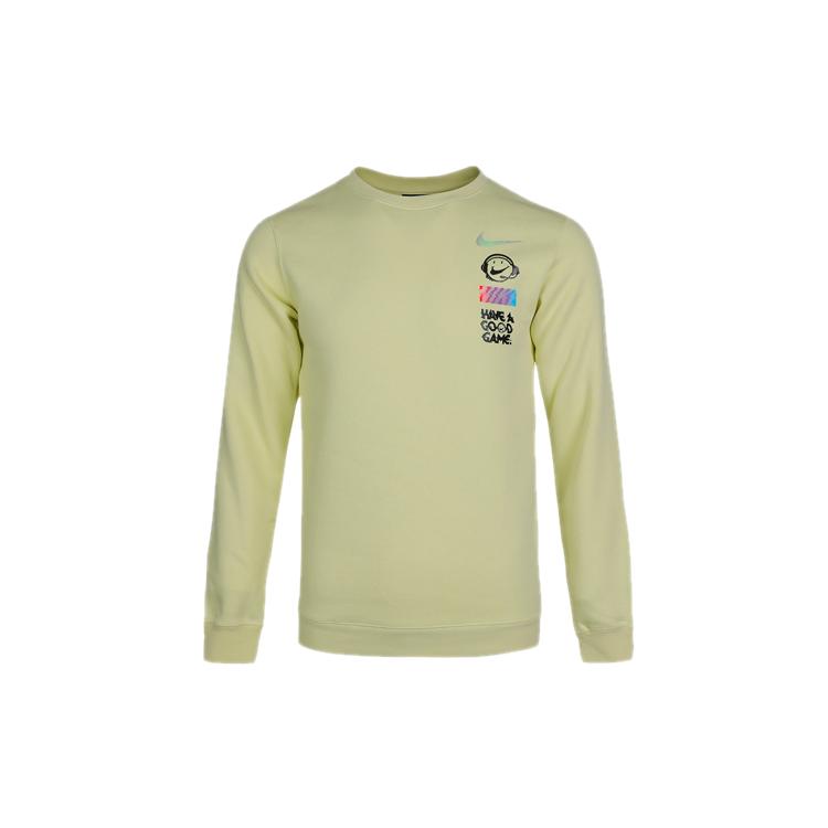 New Nike Sweatshirts Men Orange Cyan DC3938-750