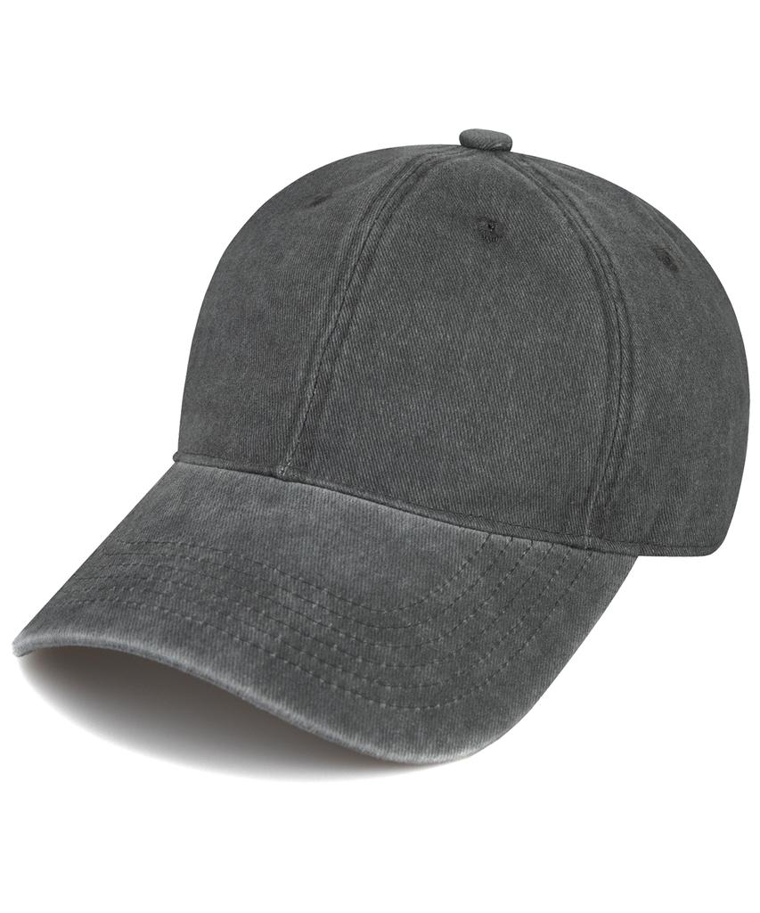 Chaebteo Standard Stone-Washed Ball Cap-Grey