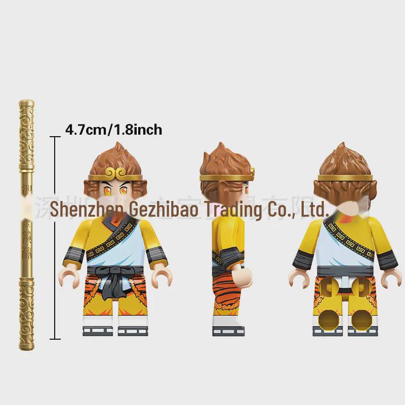 „Tendință Națională Călătorie spre Vest Minifigurine: Set Blocuri de Construcție Regele Maimuță (QL10101-10106)"