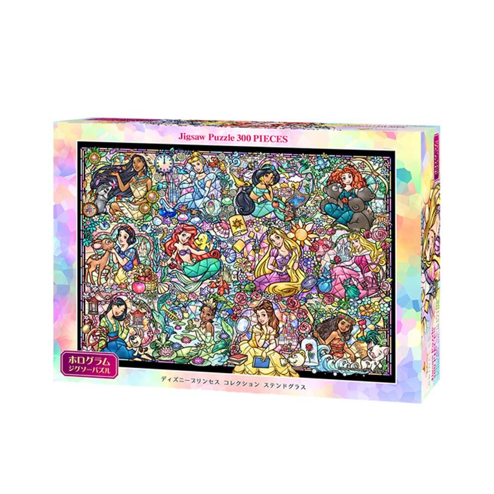 300-piece Jigsaw Puzzle Disney Princess Collection Stained Glass (30.5 X 43cm)