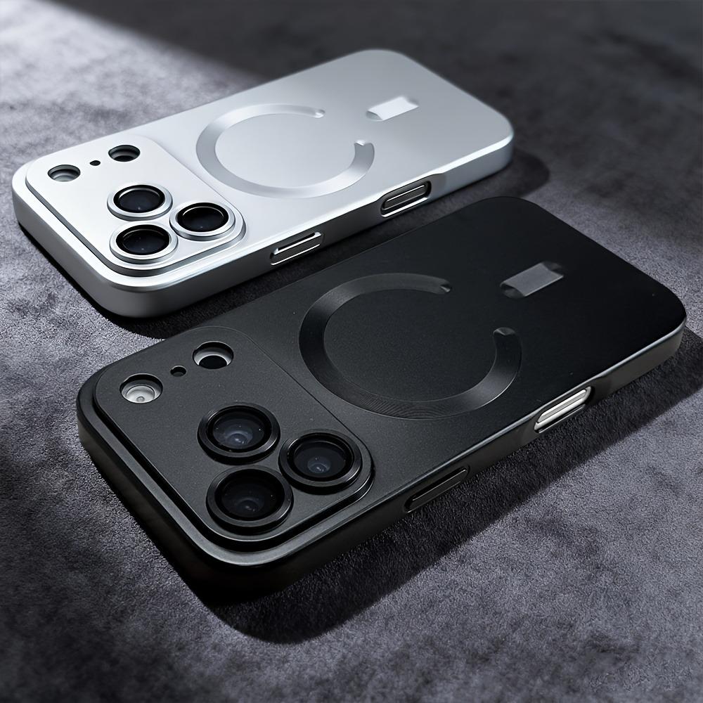 Luxury Metallic Paint Magnetic Phone Case For iPhone 17 16 15 14 Pro Max 16 15 Plus 17 Air For Magsafe Wireless Charging Cover