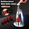 Portable Stainless Steel Red Date Corer Easy To Use Jujube Corer Kitchen Gadget for Cherry and Fruit Preparation
