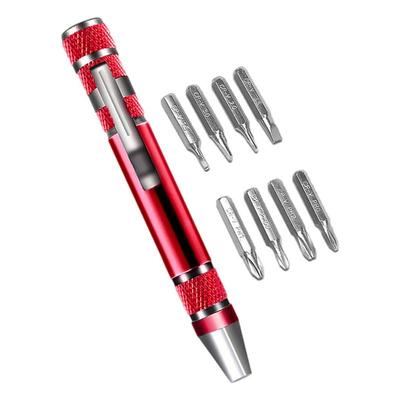Mehrzweck-Schraubendreher-Set Mehrkopfschraubendreher Mehrschraubendreher Werkzeugset 8 in 1 Schraubendreher mit hochfesten Bits