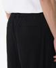 MUSINSA STANDARD Crinkle Loose Tapered Elastic Waist Pants [Black]