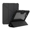 Étui pour iPad Pro 11 (2024) - Cuir/PU, Noir, Réveil/Veille Automatique
