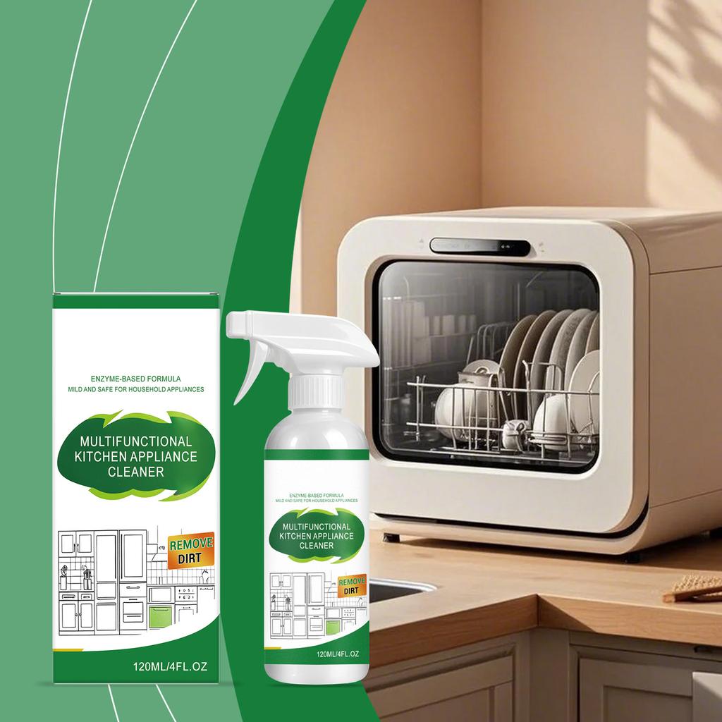 Multifunctional Kitchen Appliance Cleaner EnzymeBased Formula Mild and Safe for Household Appliances 120ml 4fl Oz