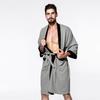 Herren Bademantel Lose Nachthemd Yukata Frottee Robe Morgenmantel Pyjamas