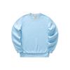 Skechers Colorful Casual Series Knitted Solid Color Crew Neck Pullover Sweatshirt Unisex Sweatshirt Air-Blue L422U220-01CQ