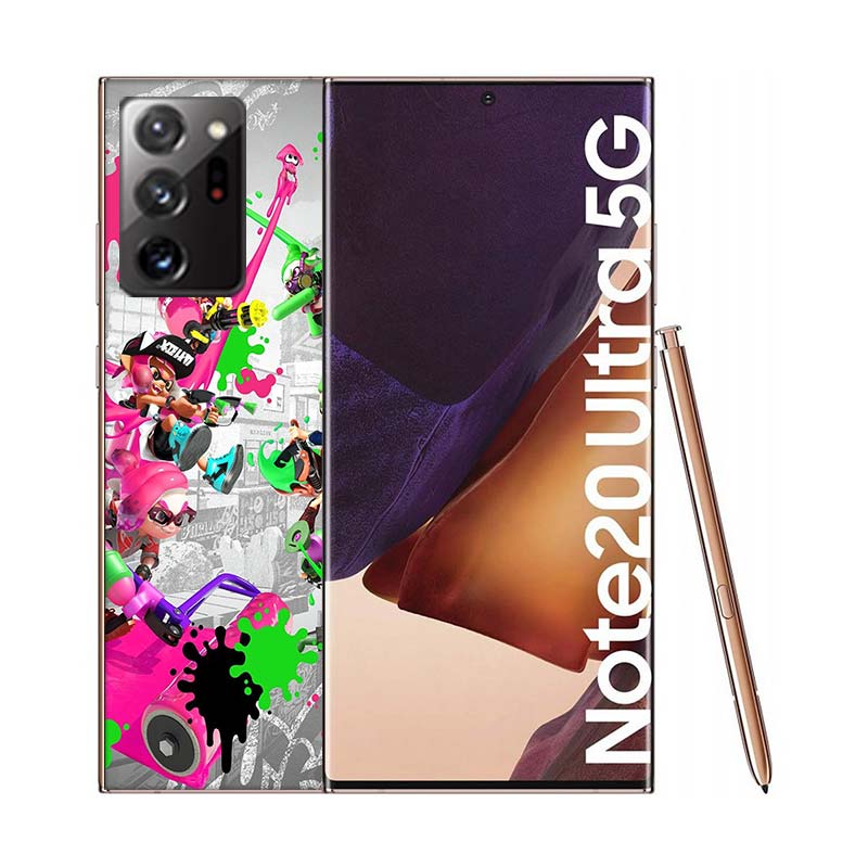 Game S-Splatoons Phone Case for Samsung A55 A35 A25 A15 A07 A05S A16 A17 A26 A36 A37 A56 A57 Galaxy Note 20 10 A50S A71 A51 A31