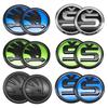 Car Sticker 2025 New 2Pcs 80mm 90mm 3D Car Badge Badge Hood Front and Trunk Badge for Skoda S Fabia 1 2 Octavia A7 RS Superb Car