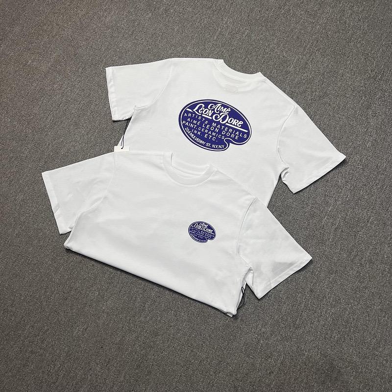 

RogueWave America Style Short Sleeve Printing T-Shirt Men s Women s Slim Fit Round Neck Top Casual Cotton Basic Daily Routine Tee S