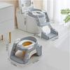 Potty Training Toilet Seat-2In1 Toddler Toilet Seat-And Step Splash Guard-Kids Toilet Seat With Ladder Anti-Slip Pad-Potty Toilet Foldable Pottyseat