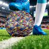 Pallone da Calcio Stampato Colombia Taglia 5 Resistente all'Usura Standard da Allenamento per Adulti Regalo per Appassionati per Partite Sportive Indoor Outdoor