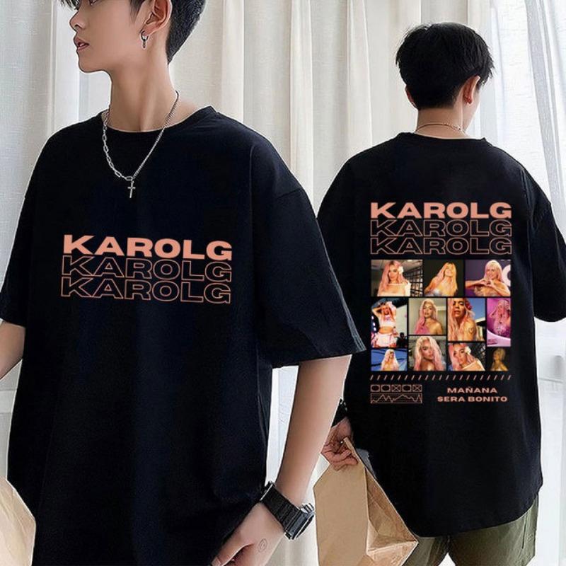 

Limted Karol G Manana Sera Bonito T-Shirts Fashion Harajuku Hip Hop T-Shirt Унісекс Повсякденна дихаюча бавовняна велика футболка S